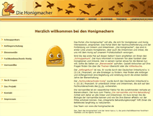 Tablet Screenshot of die-honigmacher.de